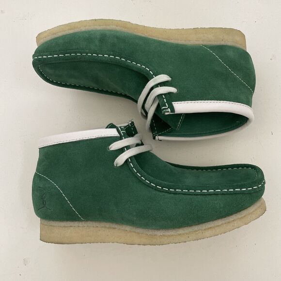 Sycamore Style by F. Santos MONSTER GREEN Apollo Moccasins Mid Shoe RETRO‎ 8.5 - Picture 3 of 11